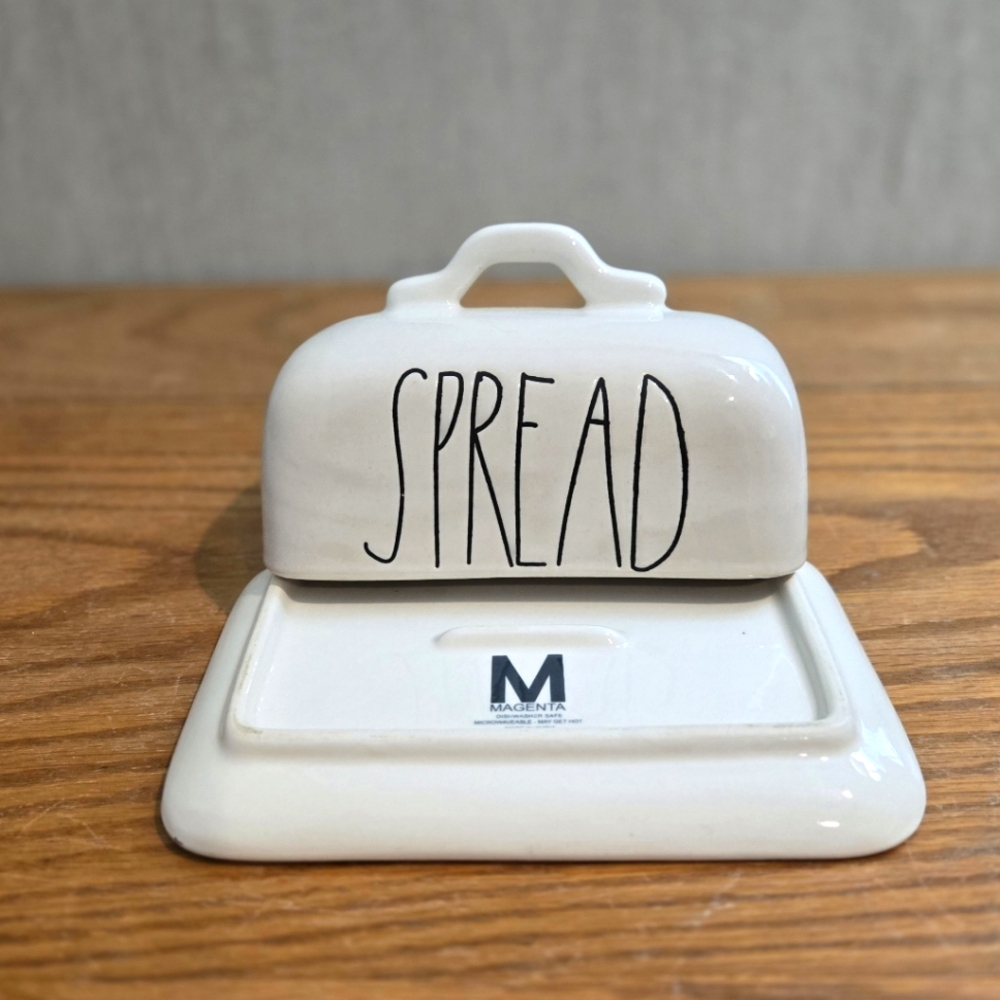 M Stamp Baby SPREAD Butter Dish